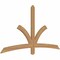 Ekena Millwork Davenport Timber Gable Bracket, Western Red Cedar, 72"W x 39"H x 1 1/2"D x 3 1/2"F, 13/12 Pitch GBW072X39X0204DAV00SWR - alternate 5